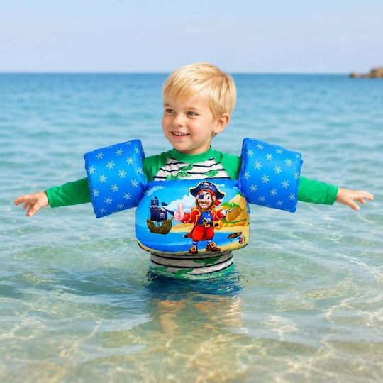 Toto TO-01 Schwimmflügel 2 bis 6 Jahre mit Brustverstärkung Blau