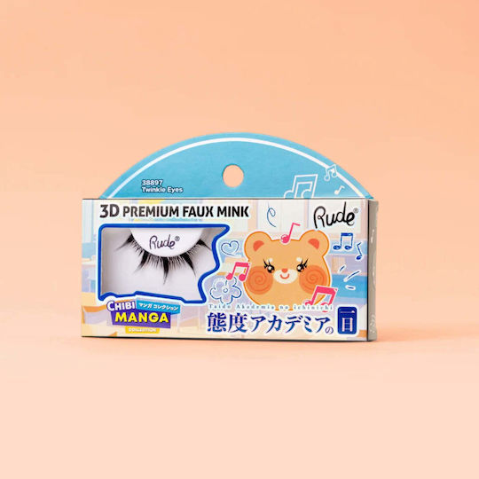 Gene false premium 3D effect Twinkle Eyes model Chibi Manga blană artificială de nurcă Rude Cosmetics 1 bucată