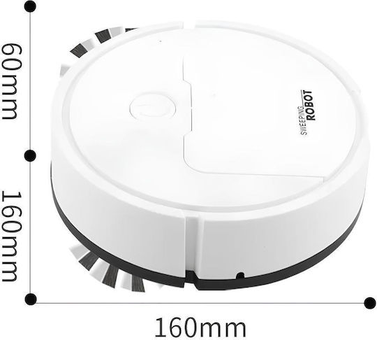 Aspirator Robot cu Navigare prin Senzori Albă