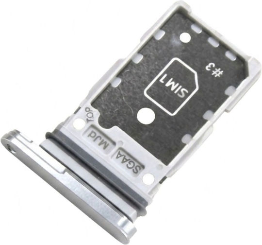 Clappio Kompatible Sim Tray Galaxy S23 FE Dual Nano Sim Halter Lila