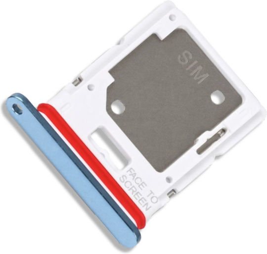 Clappio Sim Card Tray Compatible Redmi Note 13 4g Nano Sim Holder Blue