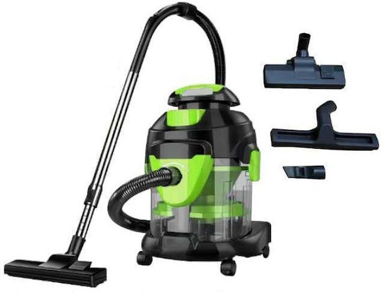 Kraft & Dele Σκούπα Υγρών / Στερεών 1600W με Πλαστικό Κάδο 15lt