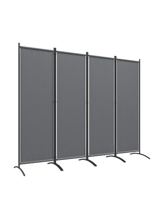 Outsunny Raumteiler Metall 221x172cm