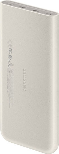 Samsung Power Bank 10000mAh 25W mit 2 USB-C Ausgangsanschlüsse Beige