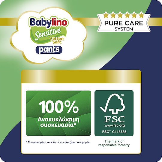 Babylino Windelhosen Cotton Soft Pants Nr. 6 für 13-18kg 31cm