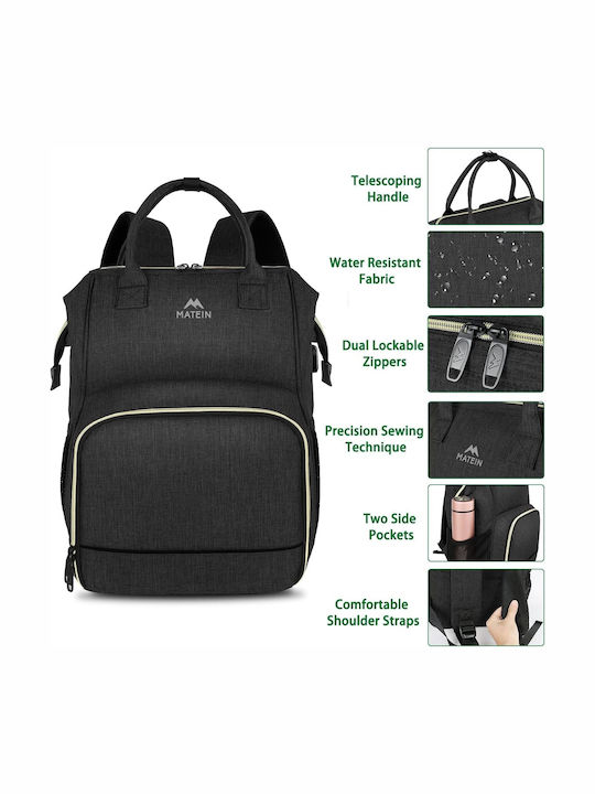 Matein Backpack Αδιάβροχο 18lt Μαύρο