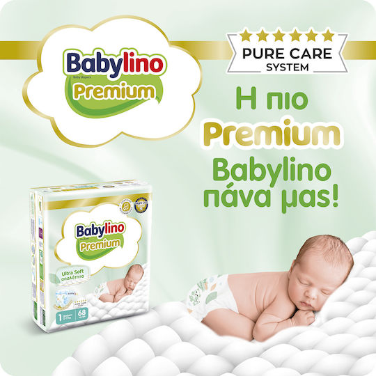 Babylino Πάνες με Αυτοκόλλητο Premium No. 1 για 2-5kg 68τμχ