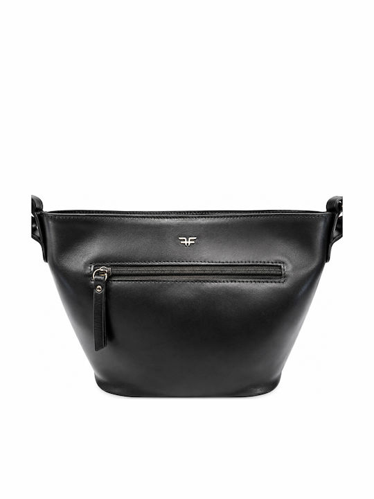 Leather Women's Shoulder Bag Black
