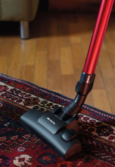 Ariete Handy Force Elektrischer Stielstaubsauger 2 in 1 Stick & Handstaubsauger Rot-Schwarz