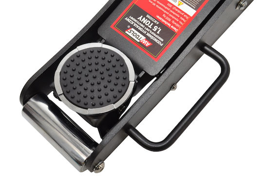 AWTools Hydraulic Car Jack with Lifting Height up to 35.5 cm and Maximum Load up to 1.5 Tons