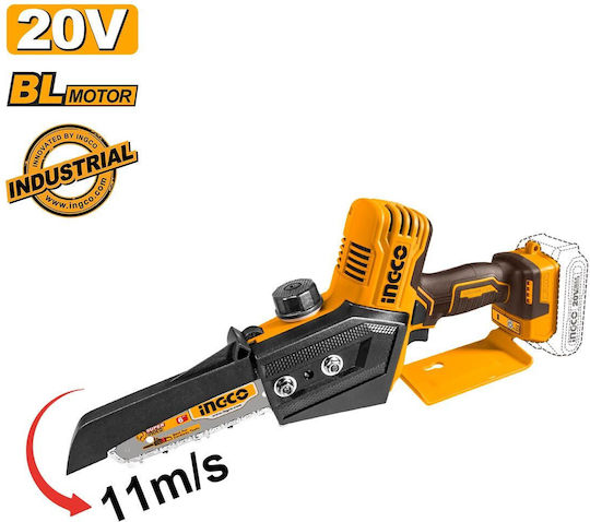 Ingco COSLI24078E-S Σετ 2 Αλυσοπρίονα Brushless 20V Χωρίς Μπαταρία