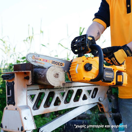 Ingco COSLI24078E-S Σετ 2 Αλυσοπρίονα Brushless 20V Χωρίς Μπαταρία