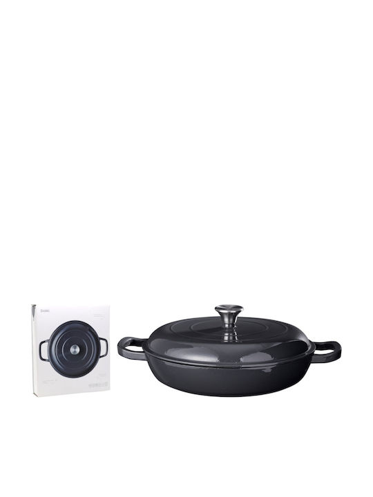 Siaki Collection Ρηχή Κατσαρόλα από Μαντέμι 2.6lt / 30cm