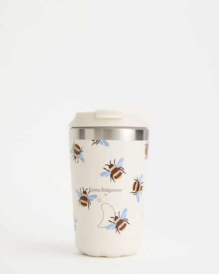 Chilly's Ποτήρι Θερμός Ανοξείδωτο BPA Free 340ml E.b. Bumblebee Blue Wing
