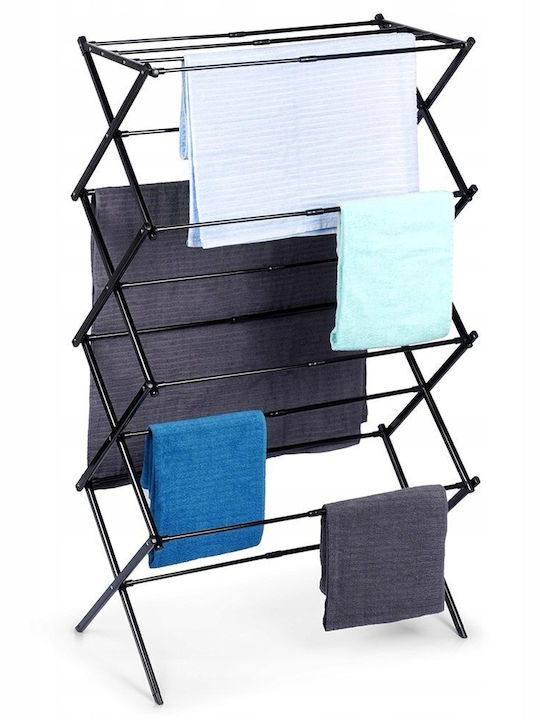 Vilde Folding Hanging Clothes Drying Rack Made of Metal with Hanging Length 10m