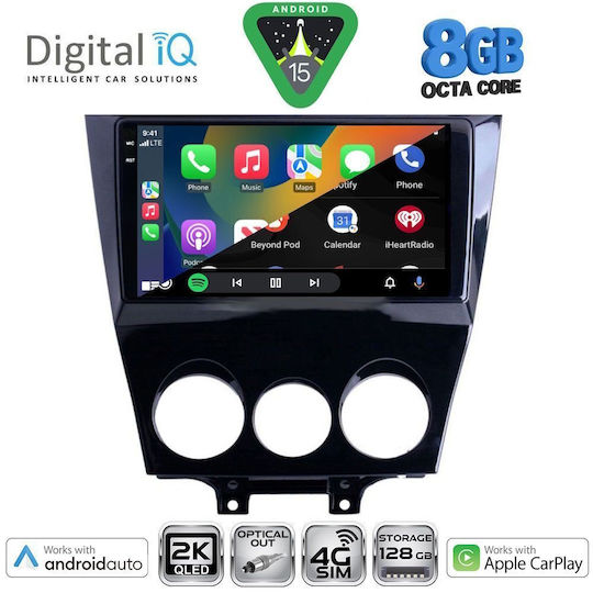 Digital Iq Bxk 20395_cpaa 9 Zoll Multimedia-Tablet Mazda RX-8 Modell 2008-2014