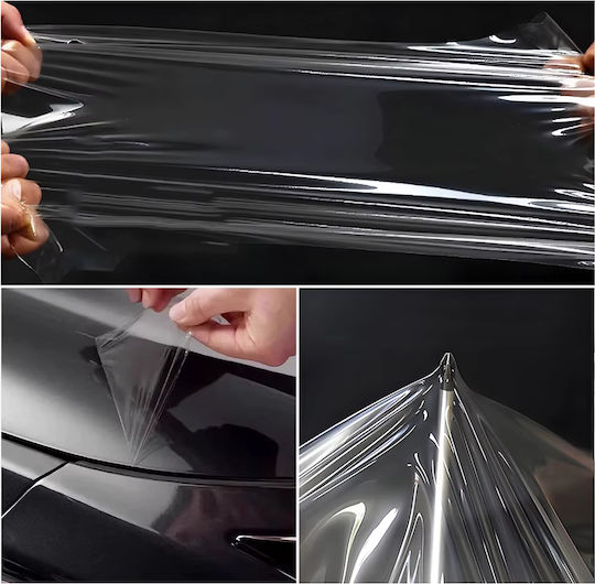 TPU PPF Transparent Protective Car Headlight Film High Transparency Self-Healing Anti-Scratch Protection 30x60cm TC-506