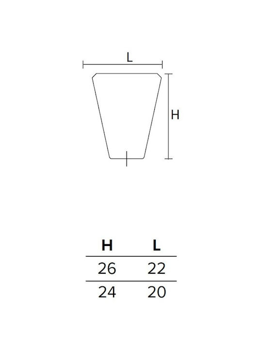 Convex Ματ Πόμολο Επίπλου από Μέταλλο Ματ Λευκό Φ20mm 267-20S06S06