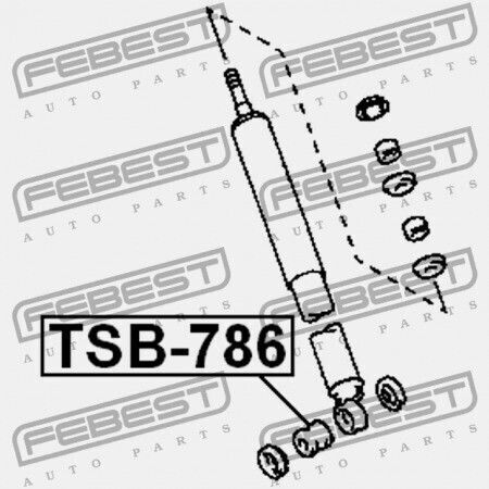 Febest Stoßdämpfer Für Toyota Corolla