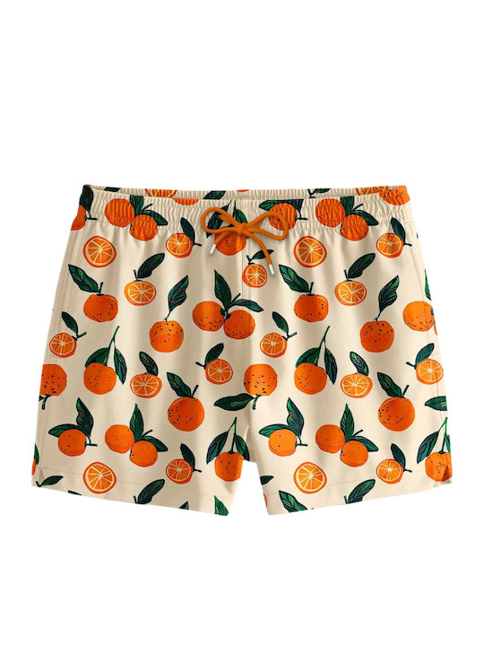 Herren-Bademode Kurze Hosen Orange