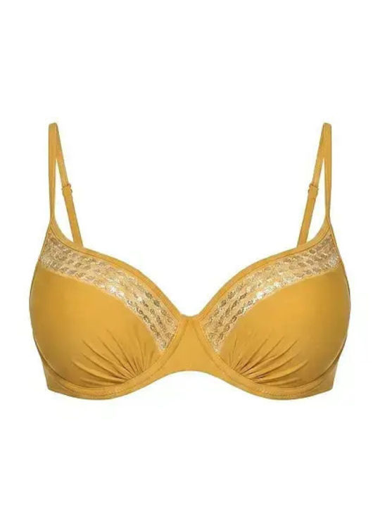 Bikinioberteile Mit Polsterung Gelbe