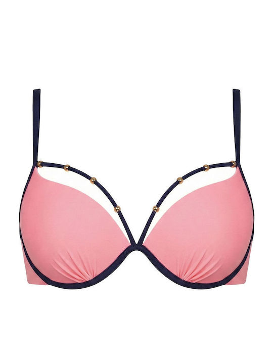 Bikinioberteile mit Polsterung Rosa