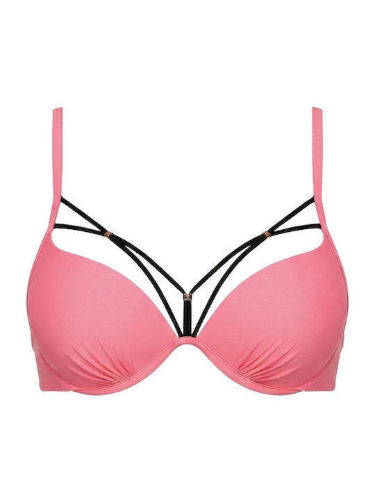 Bikini Bra With Padding Pink