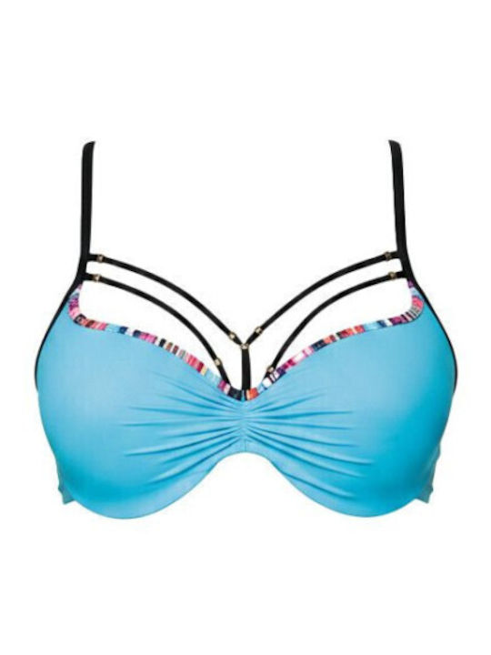 Bikinioberteile Mit Polsterung Blau
