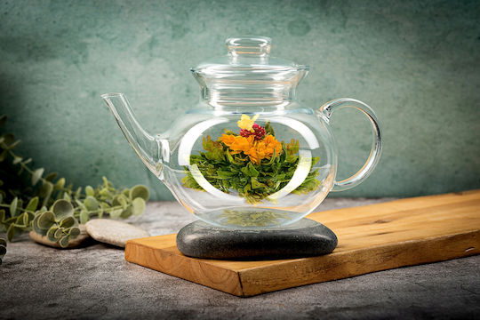 White Blooming Tea Green Tea Gold Bar Evening Jasmine