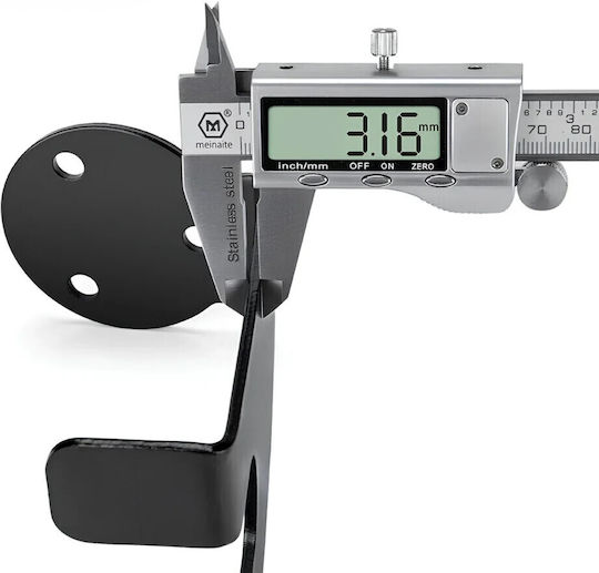 Suport de bicicletă montat pe perete Zola Suporturi de montare pentru pedală 60 Kg Oțel de 3 Mm Accesorii de montare incluse