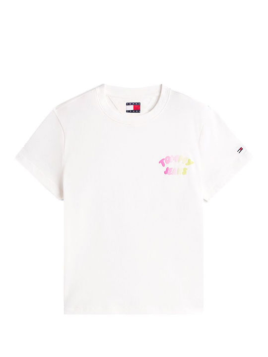 Damen T-Shirt Ecru