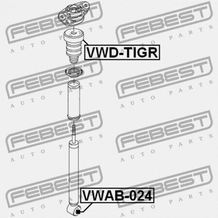 Κουζινέτο Αμορτισέρ Πίσω Audi Q3 2012 Mex 5n0513049l