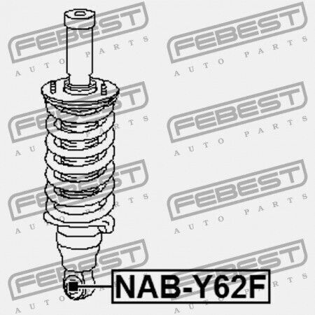 Μπροστινό Κουζινέτο Αμορτισέρ Nissan Patrol Y62 2010.03 El E6100-1lb7a