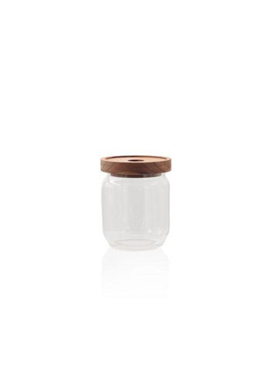 SteweHome Set of 16 General Use Glass Orange Jars with Lid 1000ml