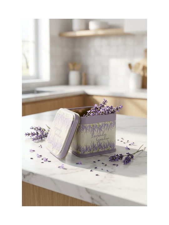 SteweHome General Use Vase with Metallic Purple Lid 9x9cm