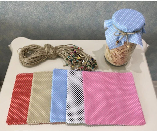 SteweHome Fabric Pink Placemats 17x17cm 50 Pieces