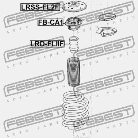 Vorderer Stoßdämpfer Land Rover Freelander II 2006-2014 Lr032578