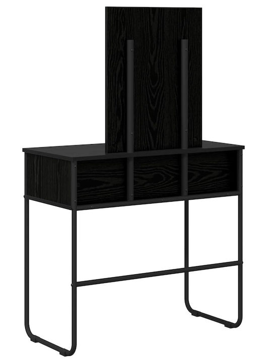 Γραφείο Ξύλινο Μαύρη Δρυς 81x40x131εκ.