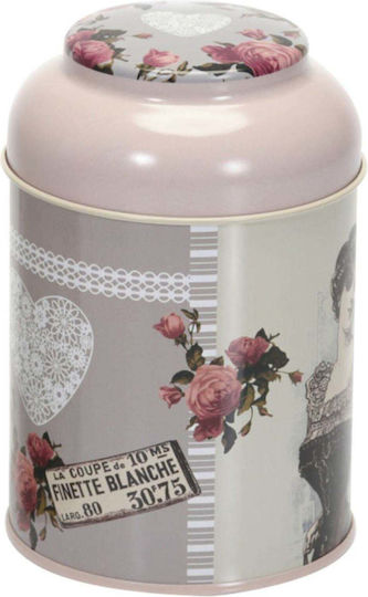 SteweHome Metallic White Spice Jars 6 Pieces
