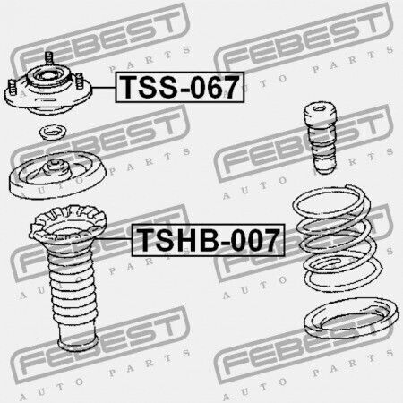 Μπροστινό Αμορτισέρ Toyota Celica Zzt23 1999.08-2005.07 Eu 48609-20471