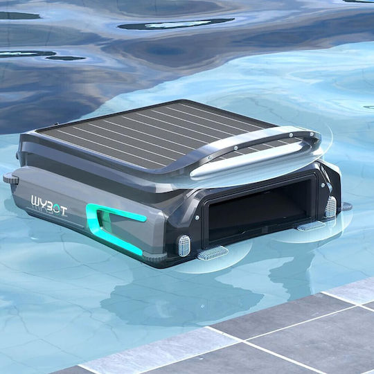 Wybot F1 Solar Безжична Робот Прахосмукачка за Басейн 33W Дъно / Стени с Филтър 7lt