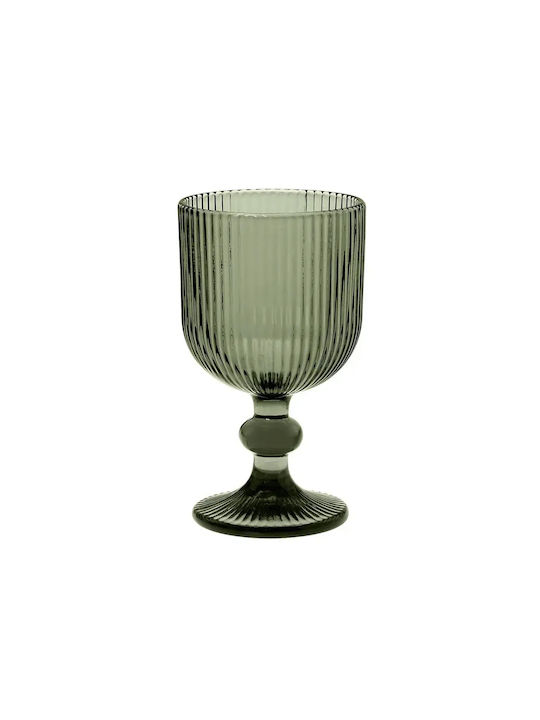 Cryspo Trio Noris Smoke Water / Whiskey Glass Set in Green Colour Goblet 350ml 24 Pieces