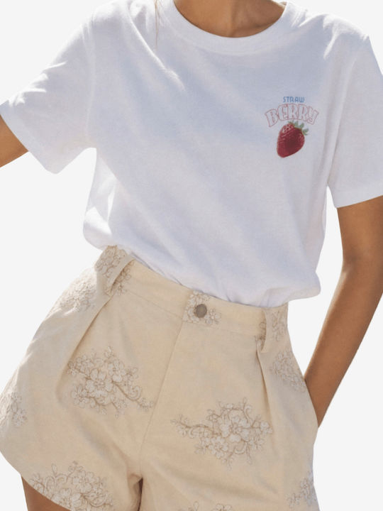 Bluza Damă Tricou Alb