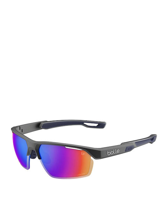 Bolle Ochelari de Soare Gri cu Culoare Full Face