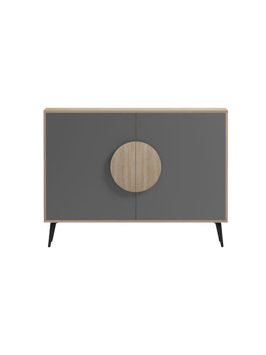 Μπουφές Savore από Ξύλο & Μέταλλο Γκρι 110x35.5x82cm