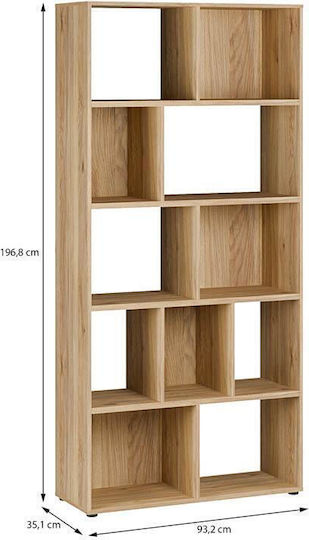 Wandhalterung Holz Weiß 94x35x197cm