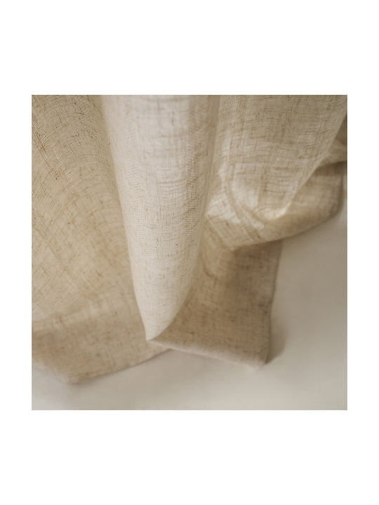 Gofis Home Завеса с капси Linen Linen 705x280см