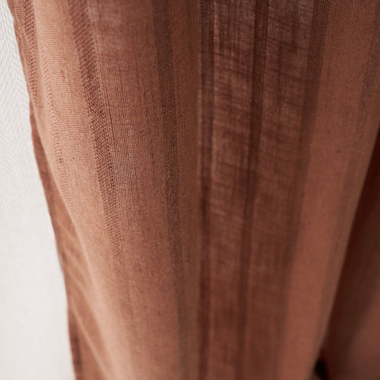 Gofis Home Curtain with Pencil Pleat Rust Rust 705x295cm