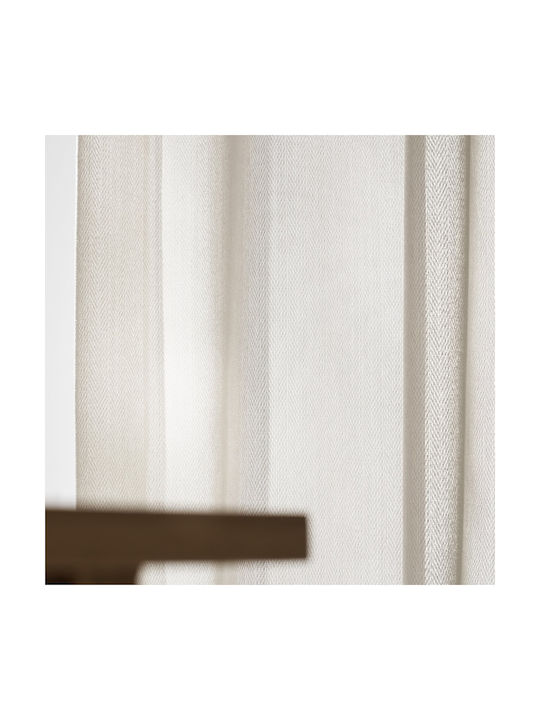Gofis Home Vorhang mit Bleistiftfalten Beige Beige 509x295cm