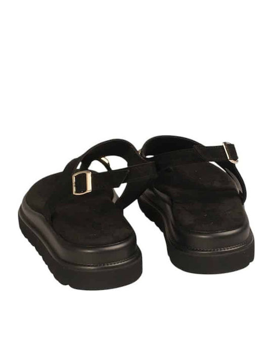 Women's Flat Sandals Black